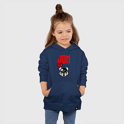 Толстовка детская хлопковая JDM Panda Japan Bear, цвет: тёмно-синий — фото 2