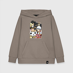 Толстовка детская хлопковая Gintoki ice cream, цвет: утренний латте