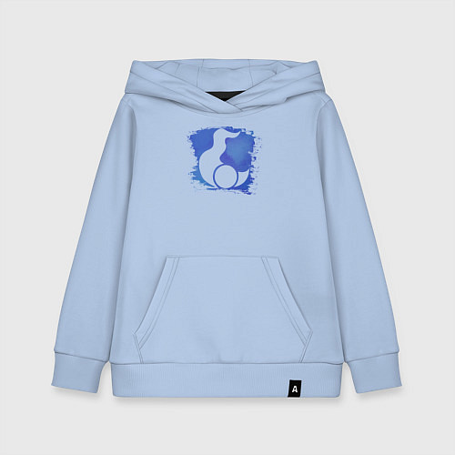 Детская толстовка-худи Знак Тзинча пятно / Мягкое небо – фото 1