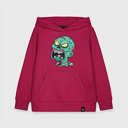Толстовка детская хлопковая Scary Zombie, цвет: маджента