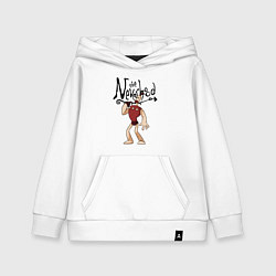 Толстовка детская хлопковая The neverhood - Klaymen, цвет: белый