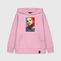 Толстовка детская хлопковая Kanye - Hip Hop, цвет: светло-розовый
