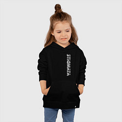 Толстовка детская хлопковая Stigmata ПРОТИВ ПРАВИЛ, цвет: черный — фото 2