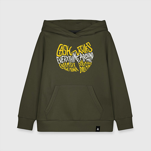 Детская толстовка-худи CREAM Wu-Tang / Хаки – фото 1