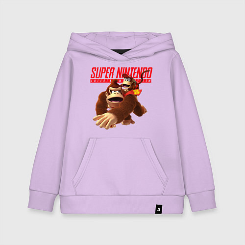 Детская толстовка-худи Nintendo - DK / Лаванда – фото 1