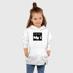 Толстовка детская хлопковая The Cure Роберт Смит, цвет: белый — фото 2