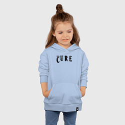 Толстовка детская хлопковая The Cure лого, цвет: мягкое небо — фото 2