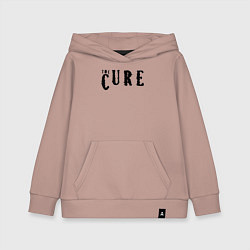 Толстовка детская хлопковая The Cure лого, цвет: пыльно-розовый