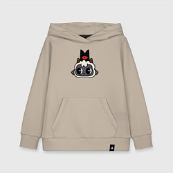 Толстовка детская хлопковая Милая овечка- Cult of the lamb, цвет: миндальный