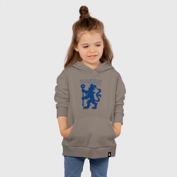 Толстовка детская хлопковая FC Chelsea Lion, цвет: утренний латте — фото 2