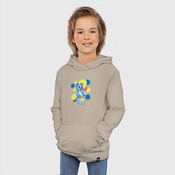 Толстовка детская хлопковая Candy Cat PP, цвет: миндальный — фото 2