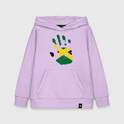Толстовка детская хлопковая Hand Jamaica, цвет: лаванда