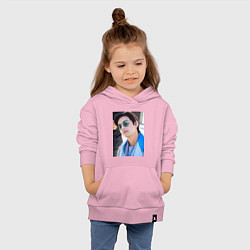 Толстовка детская хлопковая Тигренок Ви, цвет: светло-розовый — фото 2
