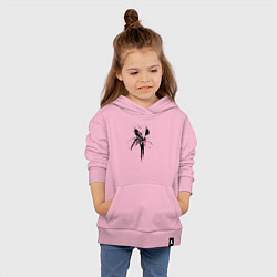 Толстовка детская хлопковая Лисий Знак, цвет: светло-розовый — фото 2
