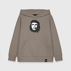 Толстовка детская хлопковая Че Гевара - рисунок, цвет: утренний латте