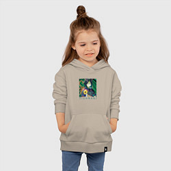 Толстовка детская хлопковая Тигнари Лесной страж, цвет: миндальный — фото 2