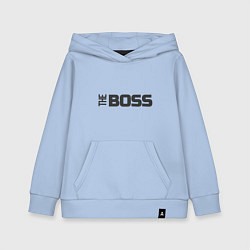 Толстовка детская хлопковая THE BOSS, цвет: мягкое небо