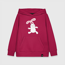 Толстовка детская хлопковая Happy - Bunny, цвет: маджента