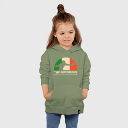 Толстовка детская хлопковая The Notorious, цвет: авокадо — фото 2