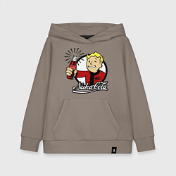 Толстовка детская хлопковая Vault boy - nuka cola, цвет: утренний латте