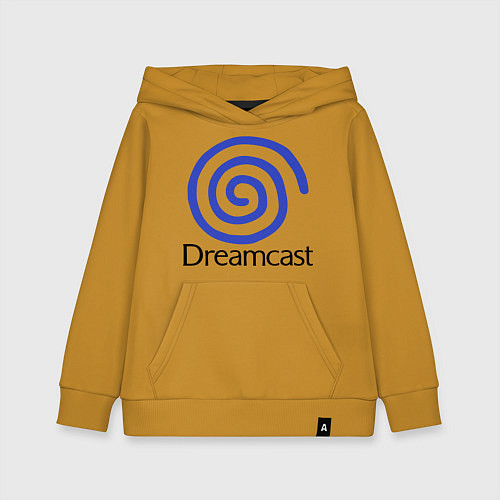 Детская толстовка-худи Sega dreamcast / Горчичный – фото 1