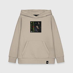 Толстовка детская хлопковая Soda Luv Ничего личного 2, цвет: миндальный