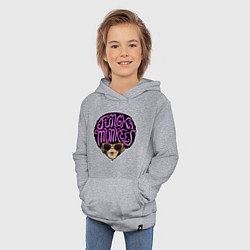 Толстовка детская хлопковая Funky monkey, цвет: меланж — фото 2
