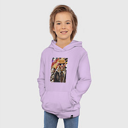Толстовка детская хлопковая Jason Statham - кинозвезда, цвет: лаванда — фото 2