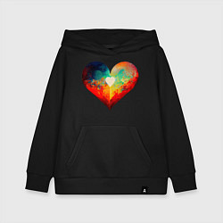 Толстовка детская хлопковая My Heart, цвет: черный