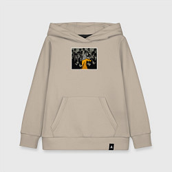 Толстовка детская хлопковая Kill Bill том 1, цвет: миндальный