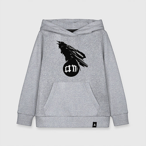 Детская толстовка-худи DM Raven / Меланж – фото 1