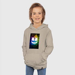 Толстовка детская хлопковая Смайлик улыбка, цвет: миндальный — фото 2