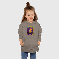 Толстовка детская хлопковая Лорин Хилл в цвете, цвет: утренний латте — фото 2