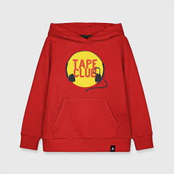 Толстовка детская хлопковая Tape club, цвет: красный