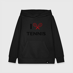 Детская толстовка-худи I Love Tennis