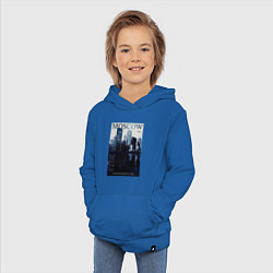 Толстовка детская хлопковая Moscow city обложка журнала, цвет: синий — фото 2