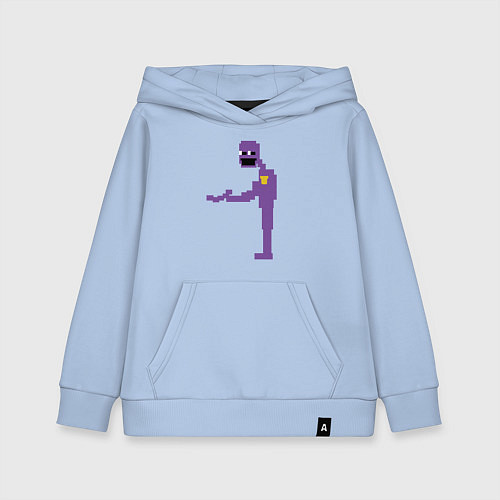 Детская толстовка-худи Сиреневый человек / Мягкое небо – фото 1
