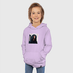 Толстовка детская хлопковая Blackpink Jennie, цвет: лаванда — фото 2