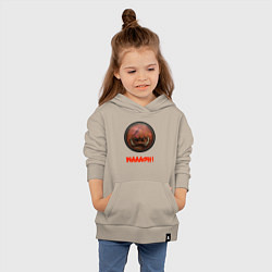 Толстовка детская хлопковая Жосткие Ребята Гримгора Warhammer: Total War, цвет: миндальный — фото 2