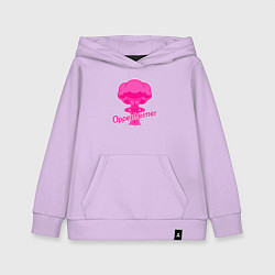 Толстовка детская хлопковая Pink boom, цвет: лаванда