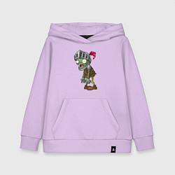 Толстовка детская хлопковая Зомби-рыцарь, цвет: лаванда