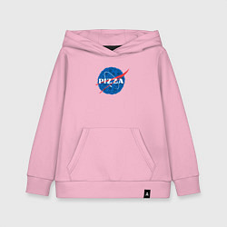 Толстовка детская хлопковая Pizza x NASA, цвет: светло-розовый