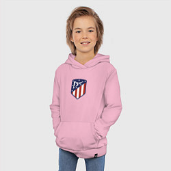 Толстовка детская хлопковая Atletico Madrid FC, цвет: светло-розовый — фото 2