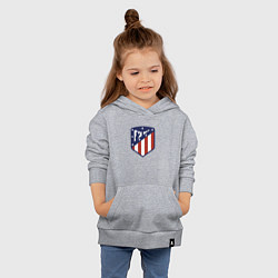 Толстовка детская хлопковая Atletico Madrid FC, цвет: меланж — фото 2