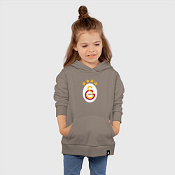 Толстовка детская хлопковая Galatasaray fc sport, цвет: утренний латте — фото 2
