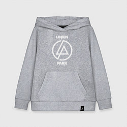 Толстовка детская хлопковая Linkin Park logo, цвет: меланж