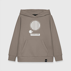 Толстовка детская хлопковая Guitar player, цвет: утренний латте