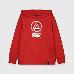 Толстовка детская хлопковая Linkin Park - white, цвет: красный