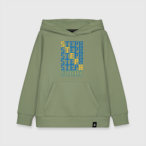 Детская толстовка-худи Steph Curry / Авокадо – фото 1