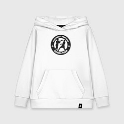 Толстовка детская хлопковая Portland boxing team, цвет: белый